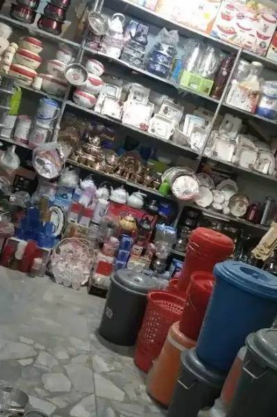 shop filled with home materials.