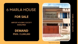6 Marla House for sale , Airport Housing Society