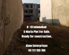5 Marla Plot for sale H-13 Islamabad, Possession Plot, H-13 5 Marla Plot for sale H-13 Islamabad, Possession Plot, H-13