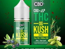 THC Vape Juice: CBD + Delta-9 OG Kush Price In Karachi	, Bahria Town Karachi
